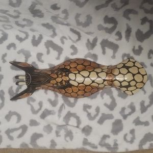 Giraffe wooden mask